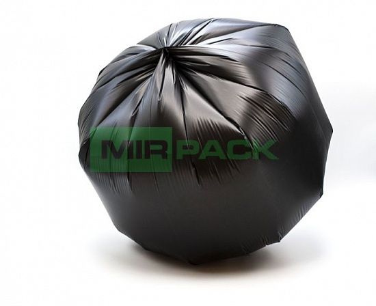 Мешки для мусора 30 л, 20 мкм, черные, ПСД, прочные (в рулоне 30 штук, 50х60 см) - Вид 3