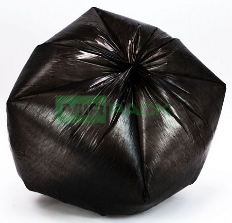 Мешки для мусора 30л, 8 мкм, в рулоне 30 штук, черные, 50х60 см - Вид 2